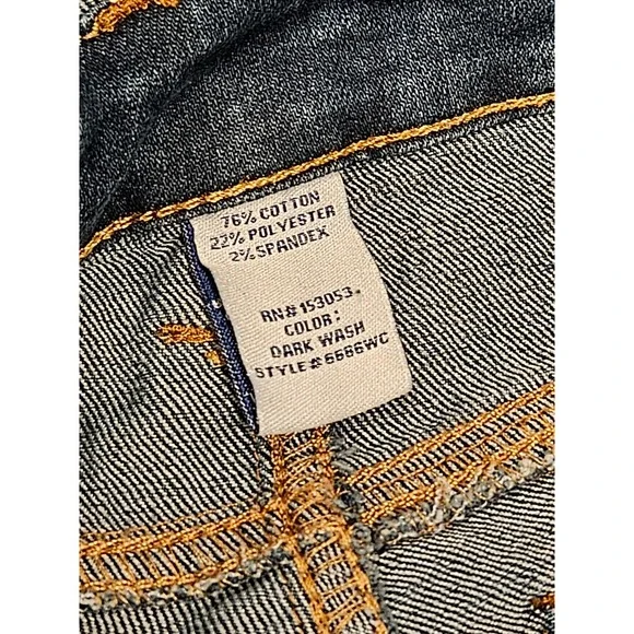 Planet Motherhood Maternity Overalls Women's Medium Dark Wash Denim Jeans - Picture 6 of 6